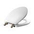 Mayfair Edgewater Round Enameled Wood Toilet Seat